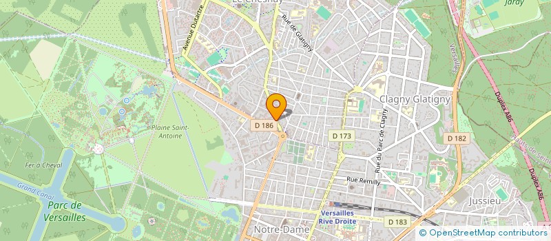 localisation de l'entreprise MONSIEUR LAURY PARSY  LE CHESNAY-ROCQUENCOURT