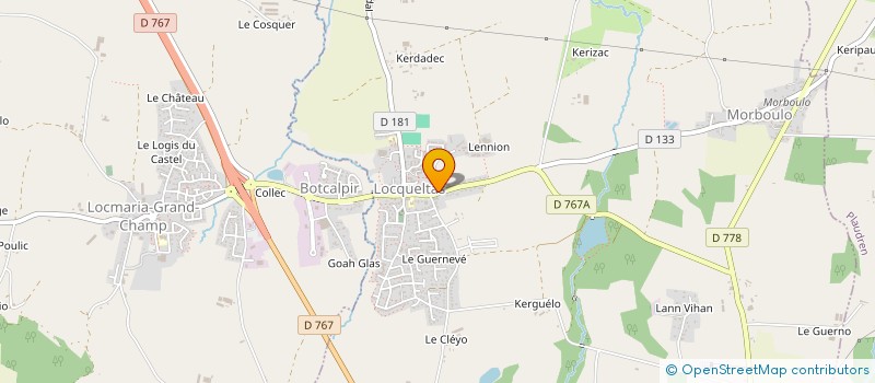 localisation de l'entreprise MONSIEUR LAURY RESTOUT  LOCQUELTAS