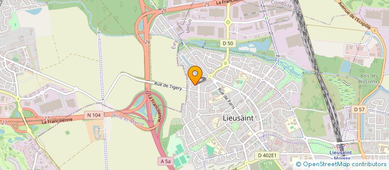 localisation de l'entreprise MONSIEUR LAURY SELBONNE  LIEUSAINT