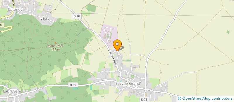 localisation de l'entreprise MONSIEUR LAURY YA-CHEE-CHAN  SACY-LE-GRAND