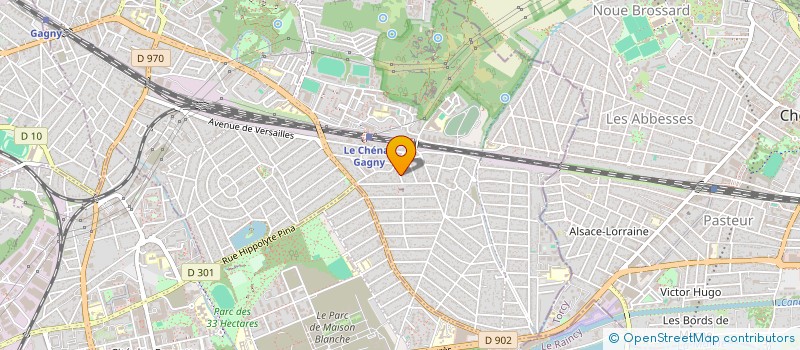 localisation de l'entreprise MONSIEUR LAURYS LAPORTE  GAGNY