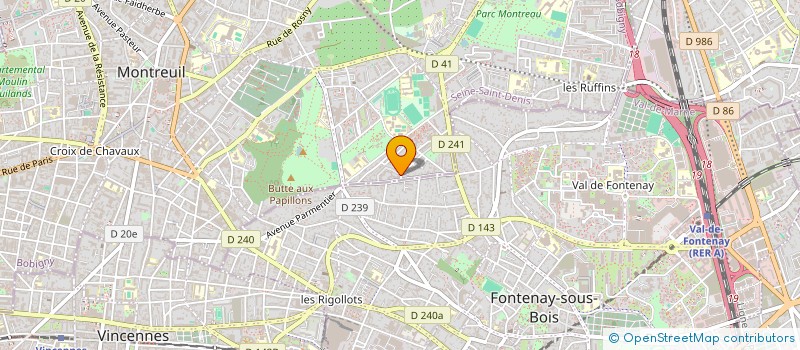 localisation de l'entreprise MONSIEUR LAUTARO CALFUQUIR HENRIQUEZ à MONTREUIL