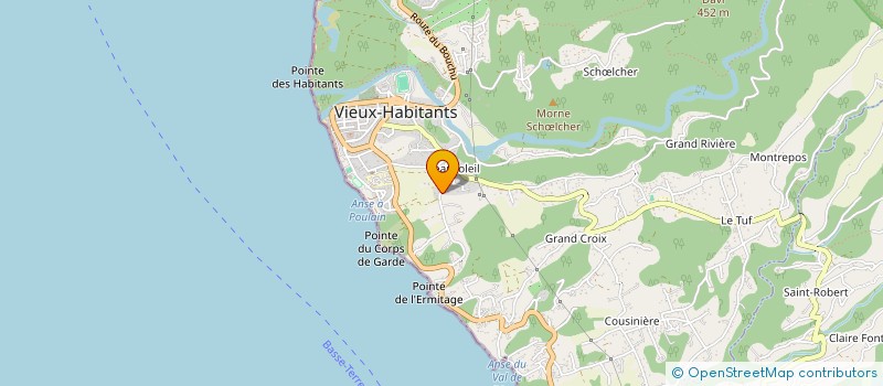 localisation de l'entreprise MONSIEUR LAUTURE ALEXANDRE  VIEUX-HABITANTS