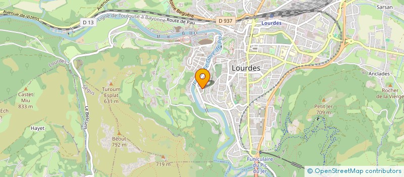 localisation de l'entreprise MONSIEUR LAVDIM REXHEPI à LOURDES