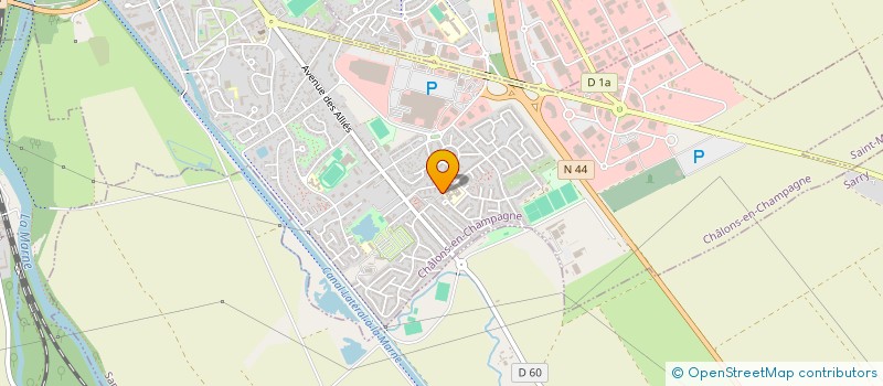 localisation de l'entreprise MONSIEUR LAVERGNE LAVERGNE  CHALONS-EN-CHAMPAGNE