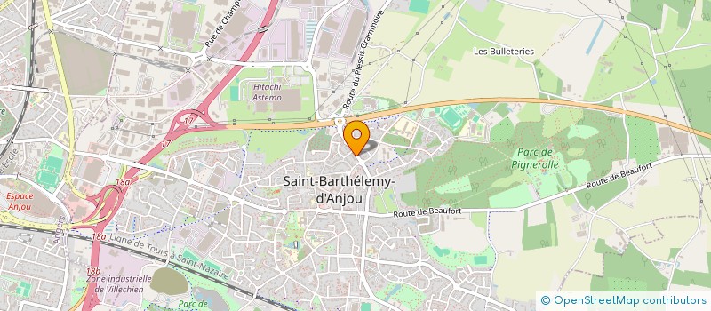 localisation de l'entreprise MONSIEUR LAWAND MOHAMAD  SAINT-BARTHELEMY-D'ANJOU