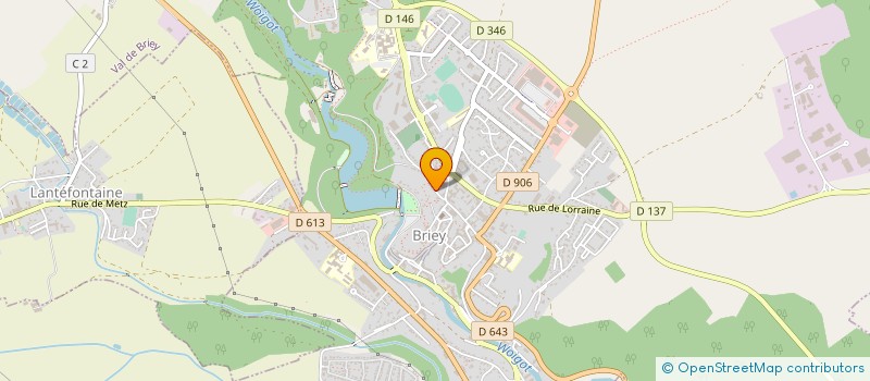 localisation de l'entreprise MONSIEUR LAWRENCE ALABA ONI  VAL DE BRIEY