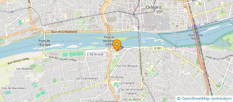 localisation de l'entreprise MONSIEUR LAWRENCE CARVALHO à ORLEANS