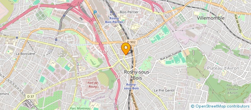 localisation de l'entreprise MONSIEUR LAWRENCE CUMMINGS à ROSNY-SOUS-BOIS