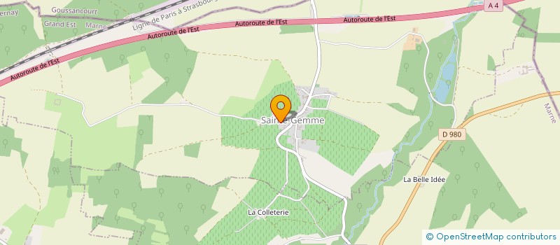 localisation de l'entreprise MONSIEUR LAWRENCE EMMANUEL VARNIER  SAINTE-GEMME