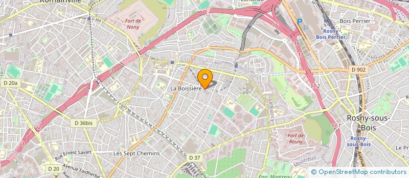 localisation de l'entreprise MONSIEUR LAWRENCE JULIENNE  MONTREUIL