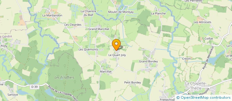 localisation de l'entreprise MONSIEUR LAWRENCE QUIRINALI  LA CHAPELLE-THECLE