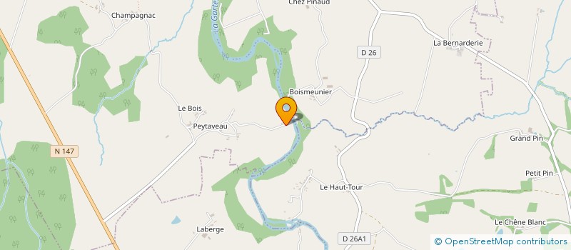 localisation de l'entreprise MONSIEUR LAWRENCE RAFFERTY  VAL-D'OIRE-ET-GARTEMPE