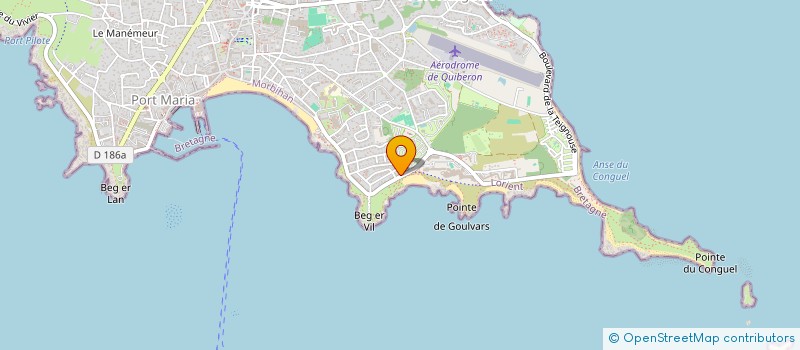 localisation de l'entreprise MONSIEUR LAWRENCE SCHWARZ à QUIBERON