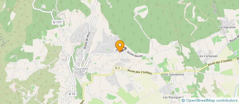 localisation de l'entreprise MONSIEUR LAWRENCE TAYLOR  GORDES