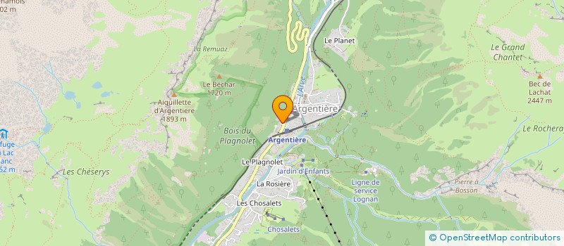 localisation de l'entreprise MONSIEUR LAWRENCE WRIGHT  CHAMONIX-MONT-BLANC