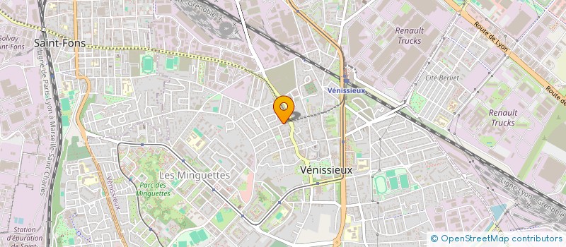 localisation de l'entreprise MONSIEUR LAYACHI BELALA  VENISSIEUX