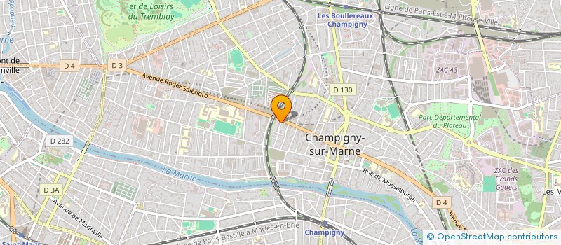 localisation de l'entreprise MONSIEUR LAYACHI BOUCHOUCHA à CHAMPIGNY-SUR-MARNE