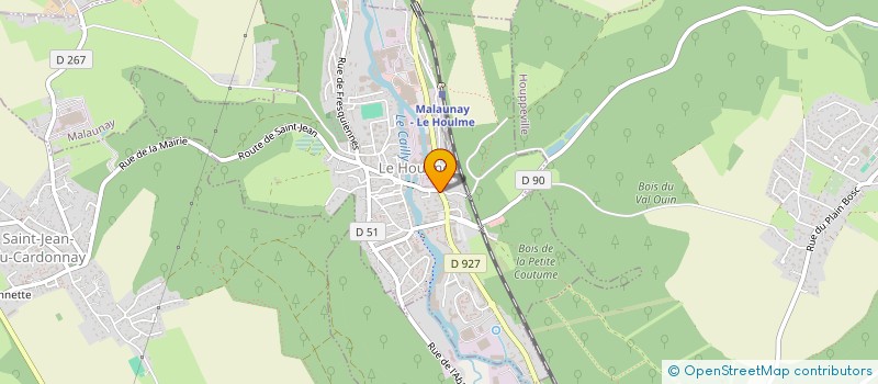 localisation de l'entreprise MONSIEUR LAYACHI GHERBI  LE HOULME