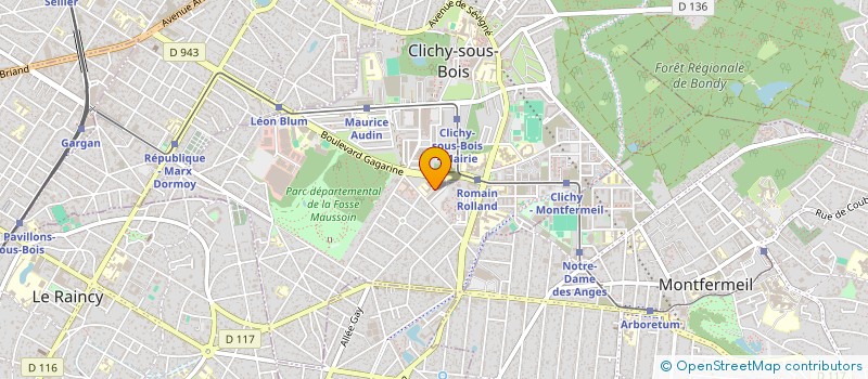 localisation de l'entreprise MONSIEUR LAYE DIAKITE à CLICHY-SOUS-BOIS