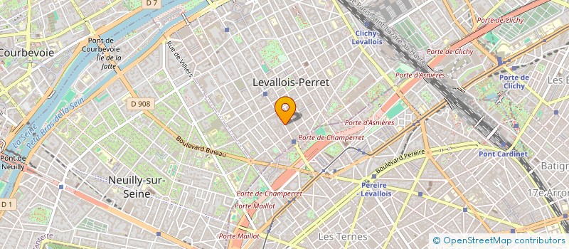 localisation de l'entreprise MONSIEUR LAYE KAMARA à LEVALLOIS-PERRET