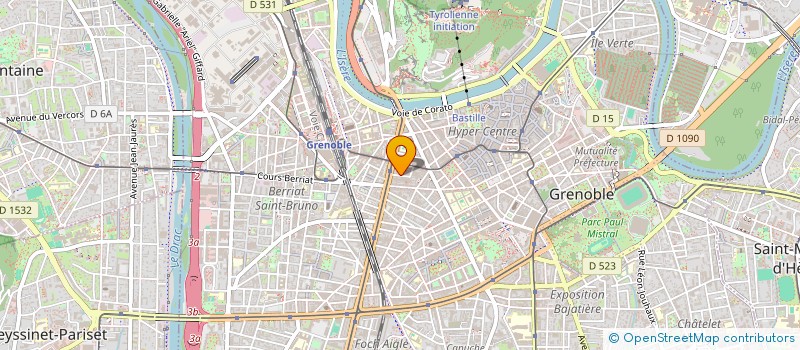 localisation de l'entreprise MONSIEUR LAYE MAMADY KONATE  GRENOBLE