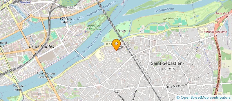 localisation de l'entreprise MONSIEUR LAYE SEYDOU AMINOU  SAINT-SEBASTIEN-SUR-LOIRE