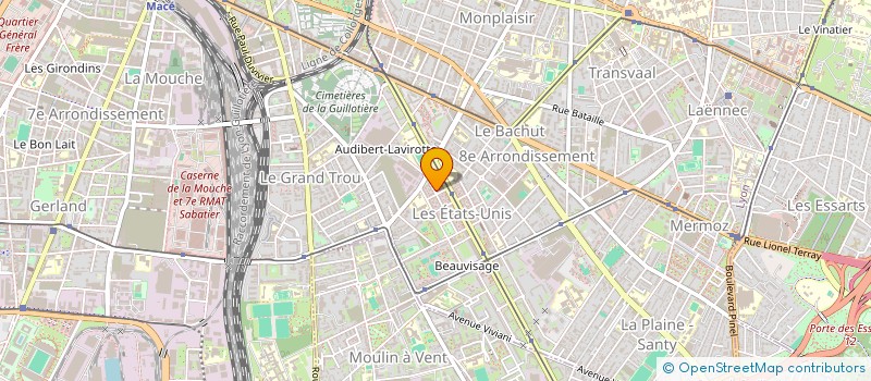 localisation de l'entreprise MONSIEUR LAYECHE DJEHICHE  LYON