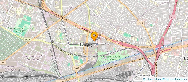 localisation de l'entreprise MONSIEUR LAYEE BAMBA  BOBIGNY