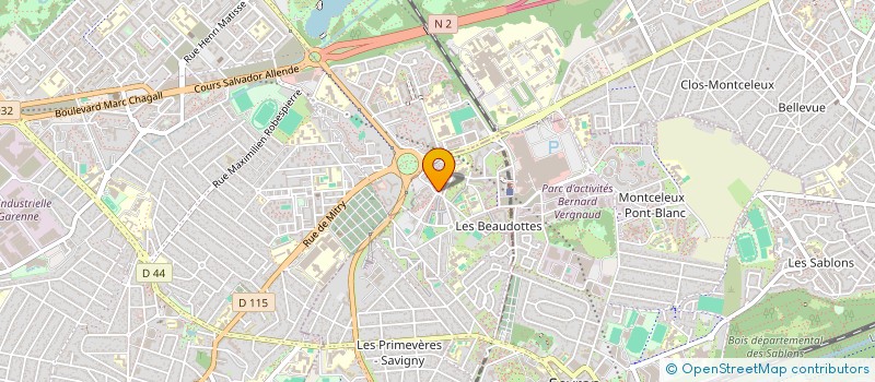 localisation de l'entreprise MONSIEUR LAYEK AHNED  SEVRAN