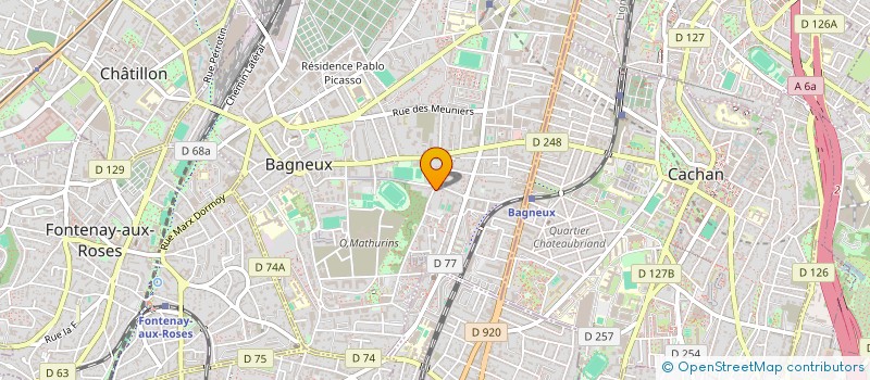 localisation de l'entreprise MONSIEUR LAYTH-AMIR TAKOURI à BAGNEUX