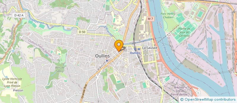 localisation de l'entreprise MONSIEUR LAZA ANDRIARINOSY  OULLINS-PIERRE-BENITE