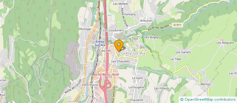 localisation de l'entreprise MONSIEUR LAZAR JOVANOVIC  GRESY-SUR-AIX