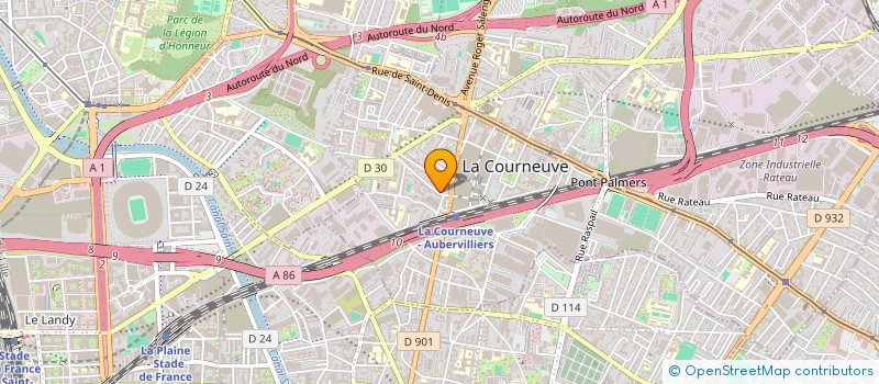 localisation de l'entreprise MONSIEUR LAZAR POPOVIC à LA COURNEUVE