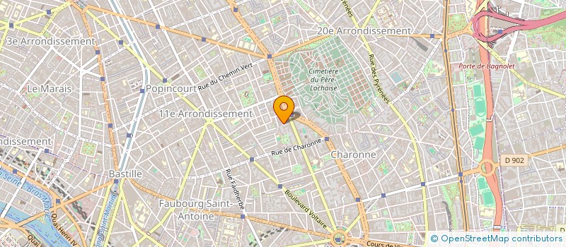 localisation de l'entreprise MONSIEUR LAZARE BOCABEILLE  PARIS