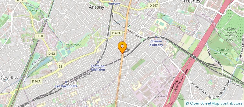 localisation de l'entreprise MONSIEUR LAZARE DREIDING à ANTONY