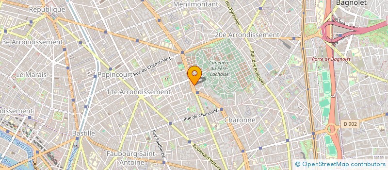 localisation de l'entreprise MONSIEUR LAZARE DUMARTIN  PARIS