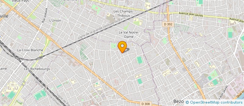 localisation de l'entreprise MONSIEUR LAZARE GUERFI à HOUILLES