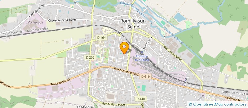 localisation de l'entreprise MONSIEUR LAZARE KENMEGNE TCHUENKAM à ROMILLY-SUR-SEINE