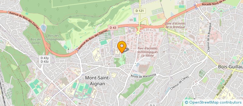 localisation de l'entreprise MONSIEUR LAZARE MEDGHOUL  MONT-SAINT-AIGNAN