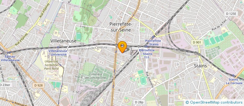 localisation de l'entreprise MONSIEUR LAZARE NAYAGA à PIERREFITTE-SUR-SEINE