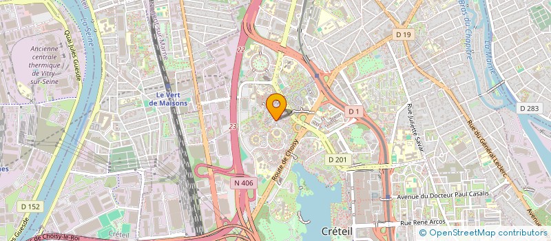 localisation de l'entreprise MONSIEUR LAZARE NGAMALEU  CRETEIL