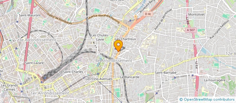 localisation de l'entreprise MONSIEUR LAZARIS KINGUE-MOUDIO à MARSEILLE