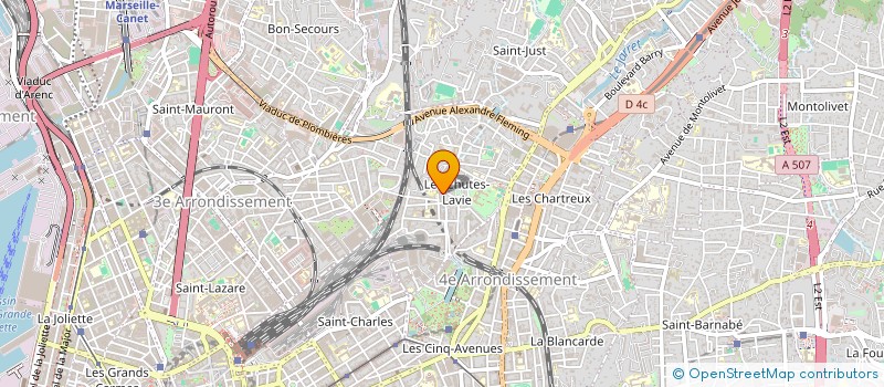 localisation de l'entreprise MONSIEUR LAZARIS KINGUE-MOUDIO à MARSEILLE