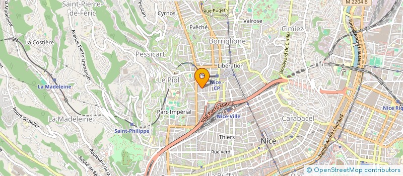 localisation de l'entreprise MONSIEUR LAZARO DELGADO ESPINOSA à NICE