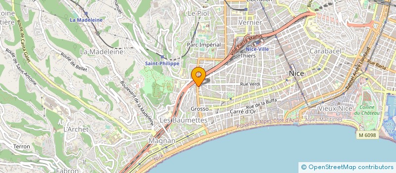localisation de l'entreprise MONSIEUR LAZARO FERNANDES DE OLIVEIRA à NICE