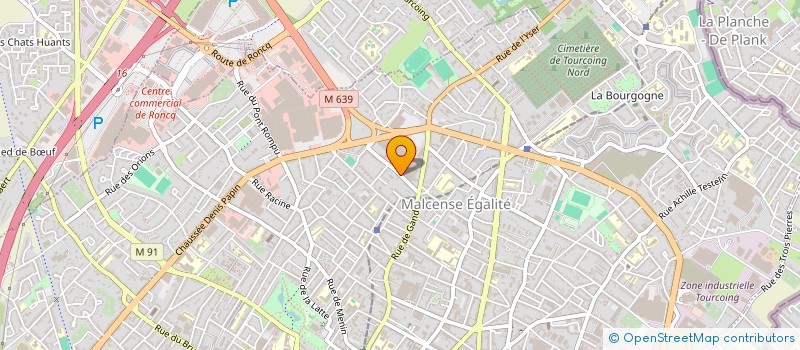 localisation de l'entreprise MONSIEUR LAZARO NUNES PEREIRA  TOURCOING