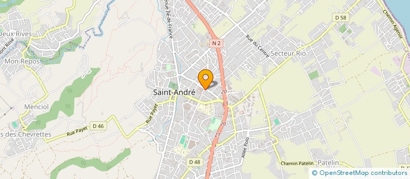 localisation de l'entreprise MONSIEUR LAZASOA TIANDRAZA  SAINT-ANDRE