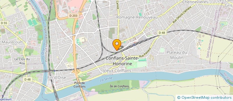 localisation de l'entreprise MONSIEUR LAZHAR ABDELHAFIDH  CONFLANS-SAINTE-HONORINE