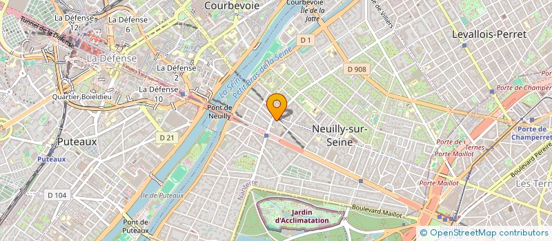localisation de l'entreprise MONSIEUR LAZHAR BEN AMOR  NEUILLY-SUR-SEINE